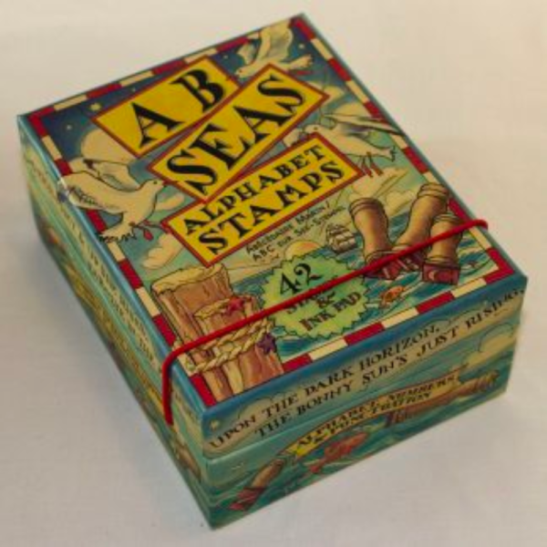 Authentic Models - A-B-Seas Alphabet Stamp Set