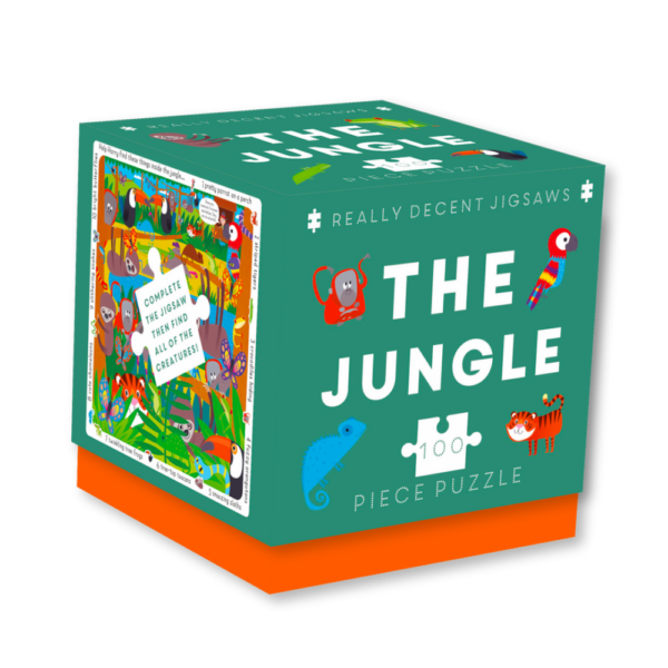 Really Decent Jigsaws - Jigsaw Cube - The Jungle