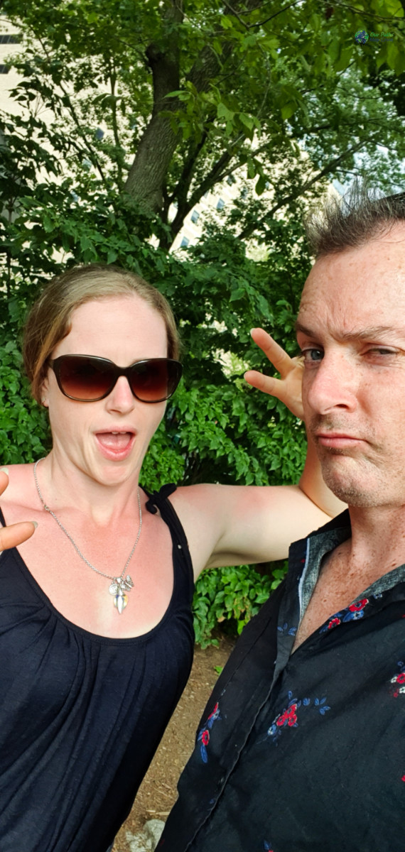 Kel and Neil in Central Park