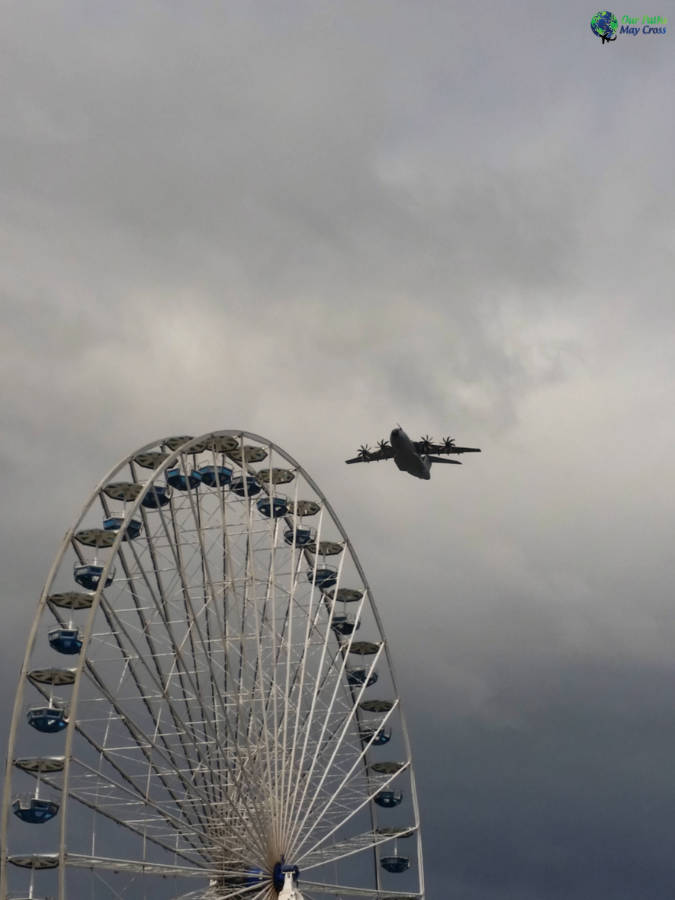 Bastille Day Paris Plane fly over