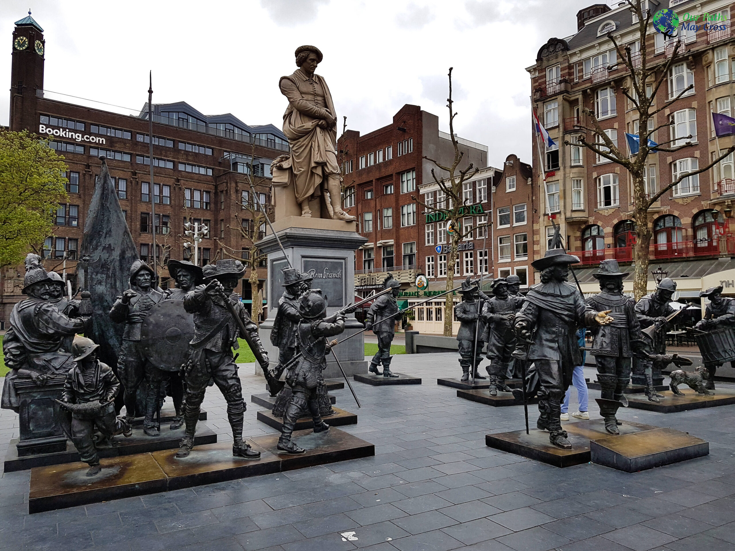 Life size statues of the Nights Watch