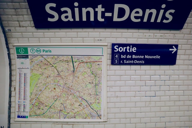Paris Metro Saint-Denis Stop